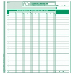 VAT kontrolka sprzedaży 418-2U
